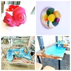 Epoxid transparent pentru realizarea mesei River