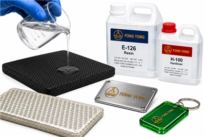 Epoxidic dur transparent pentru fibra de carbon